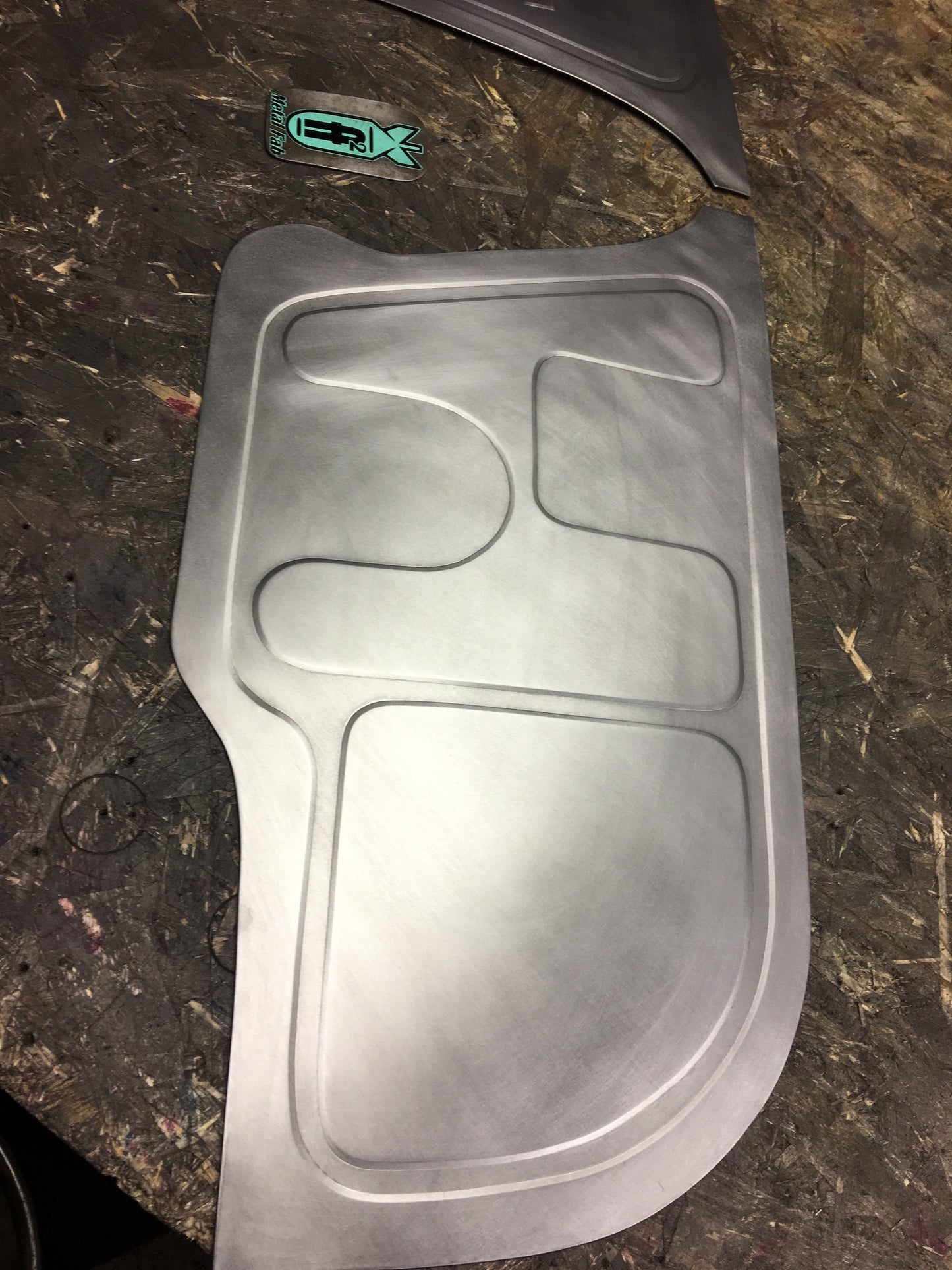 1967-1972 C-10 double beaded driver-side firewall panel