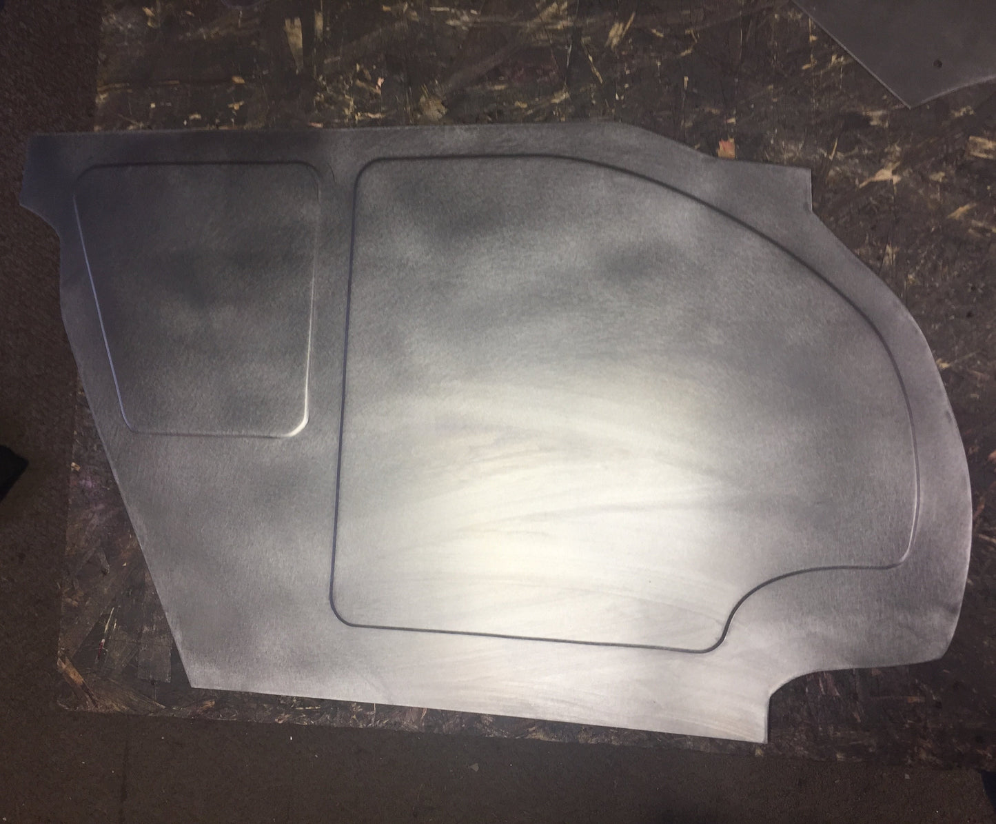 1973-1987 C-10 driverside raised beaded firewall panel