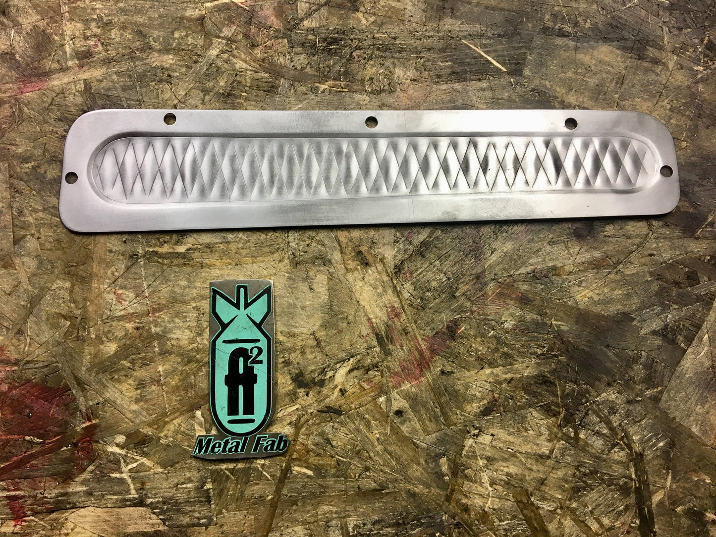 1960-1966 cowl heater hole cover ( pleated design )