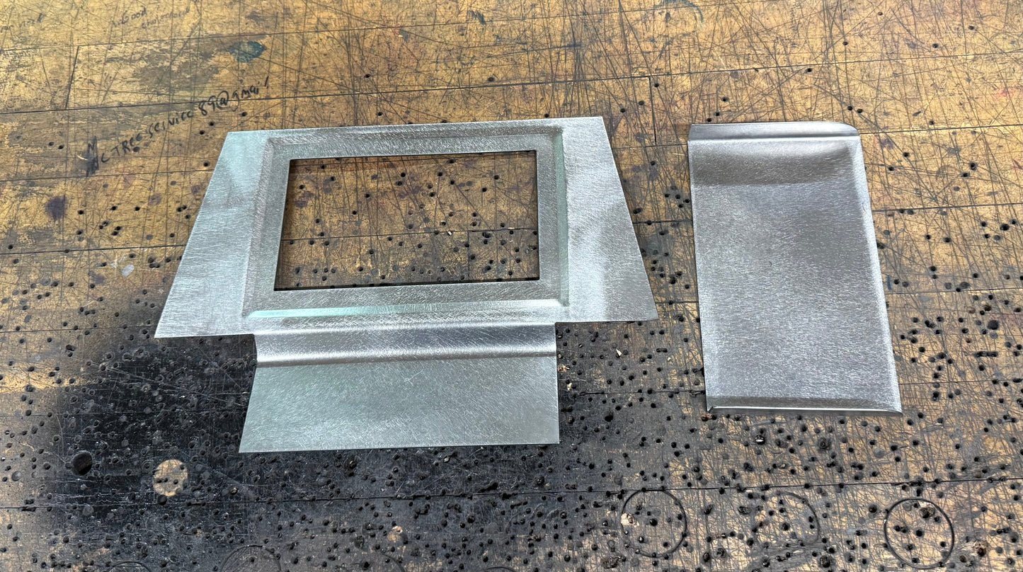 1967-1972 Double DIN panel with accessory delete