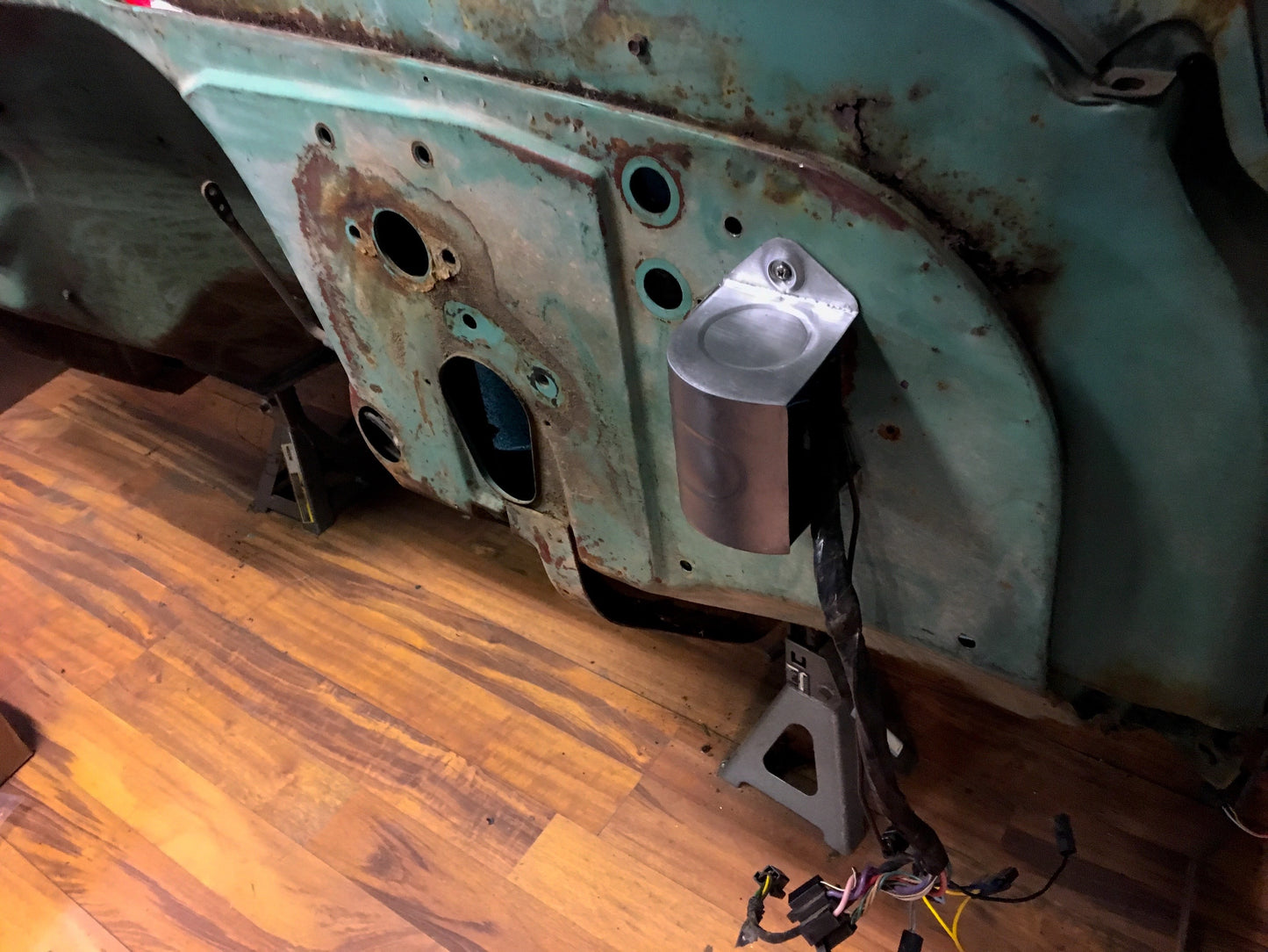 1967-1972 Chevy C-10 firewall wiring block cover