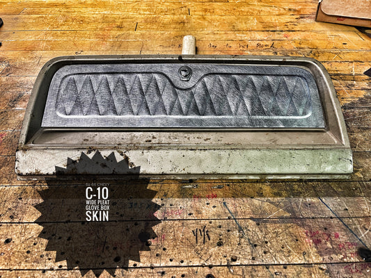 1961-1966 Chevy C10 pleated glove box door skin