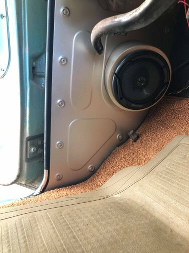 1960-1966 Chevrolet C-10 kick panels with speaker pods