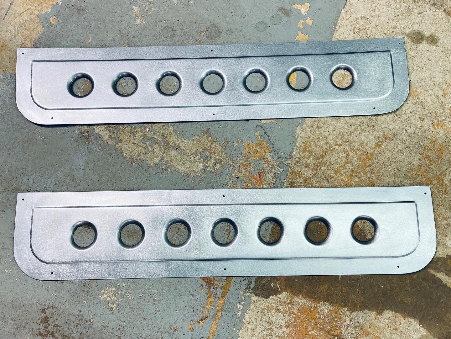 1967-1972 C-10 lower door panels dimpled design