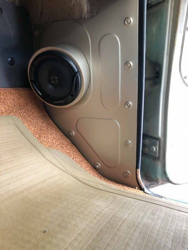 1960-1966 Chevrolet C-10 kick panels with speaker pods