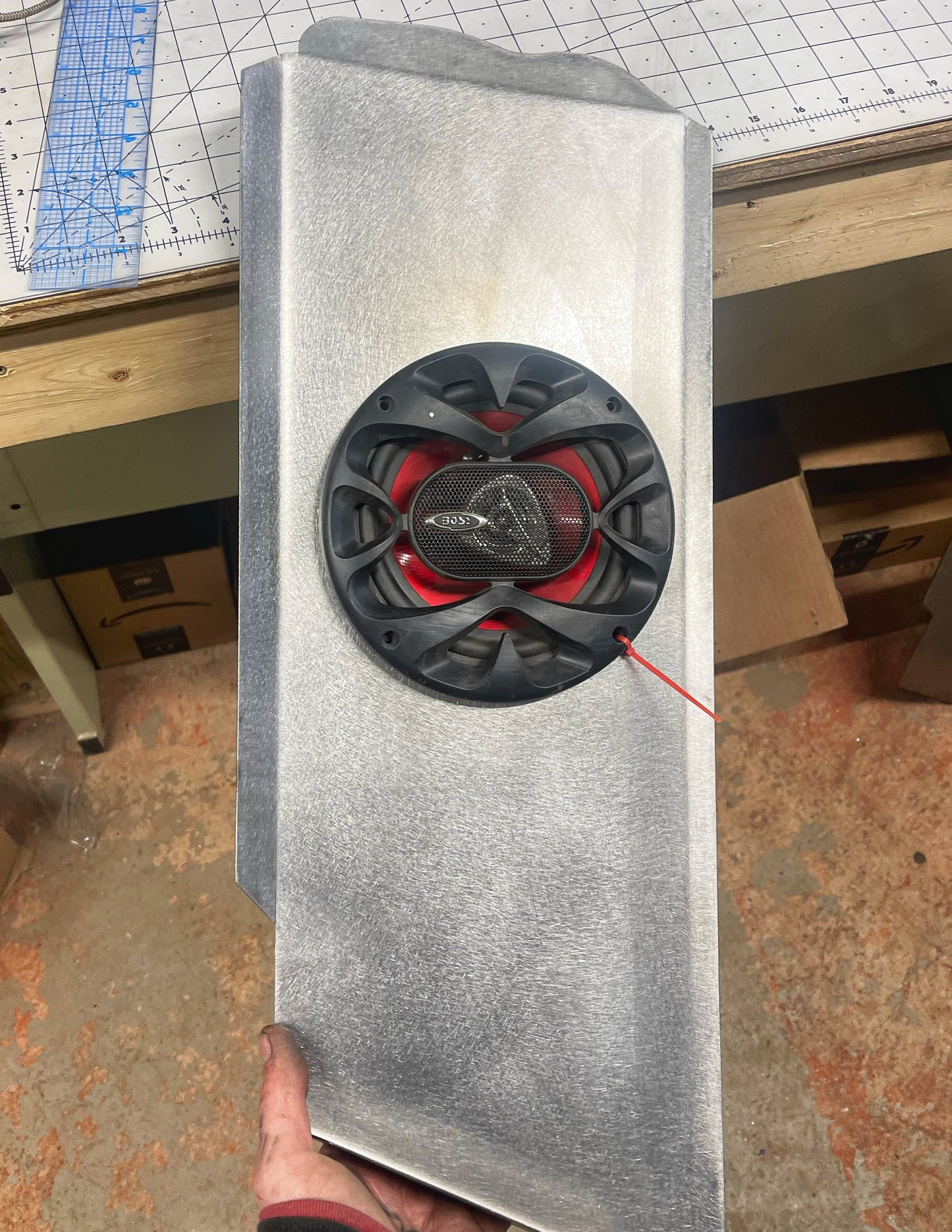 1960-1966 chevy C-10 rear corner speaker panels for 6.5” speaker