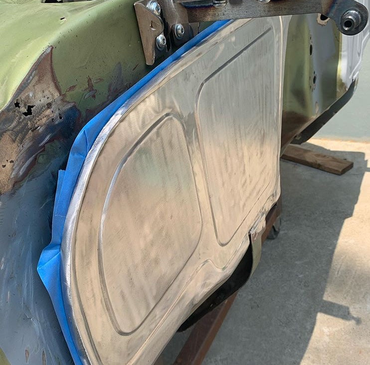 1967-1972 C-10 Deluxe double beaded passenger side firewall panel