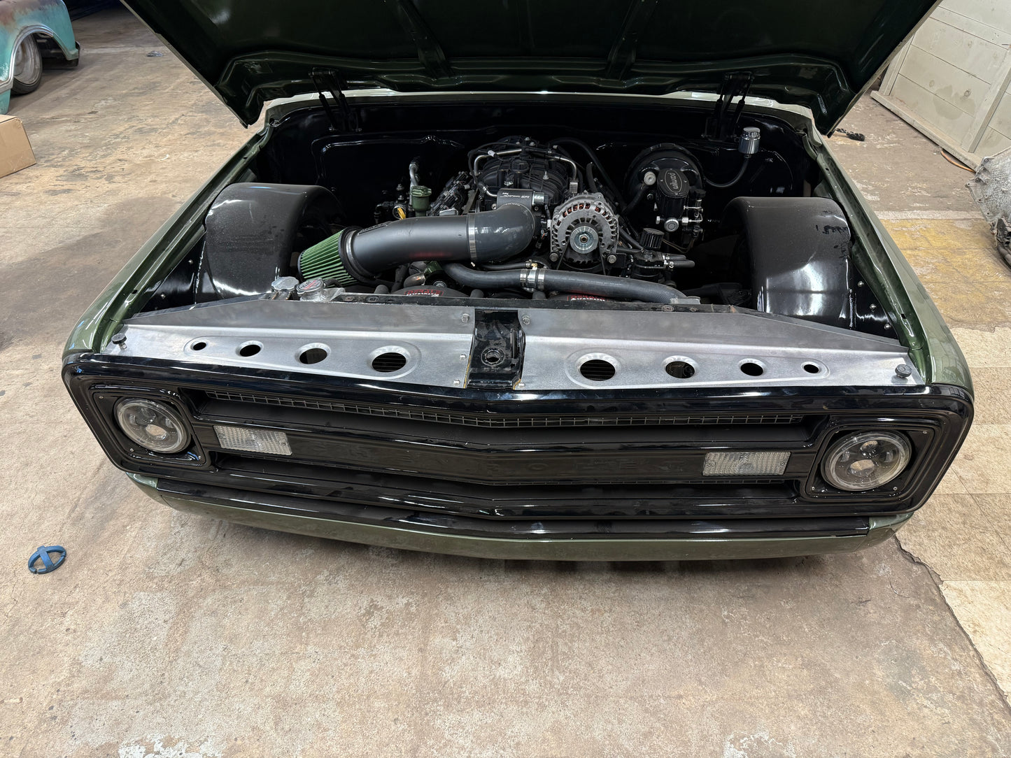 1969-1972 Chevy C-10 dimpled core support panels