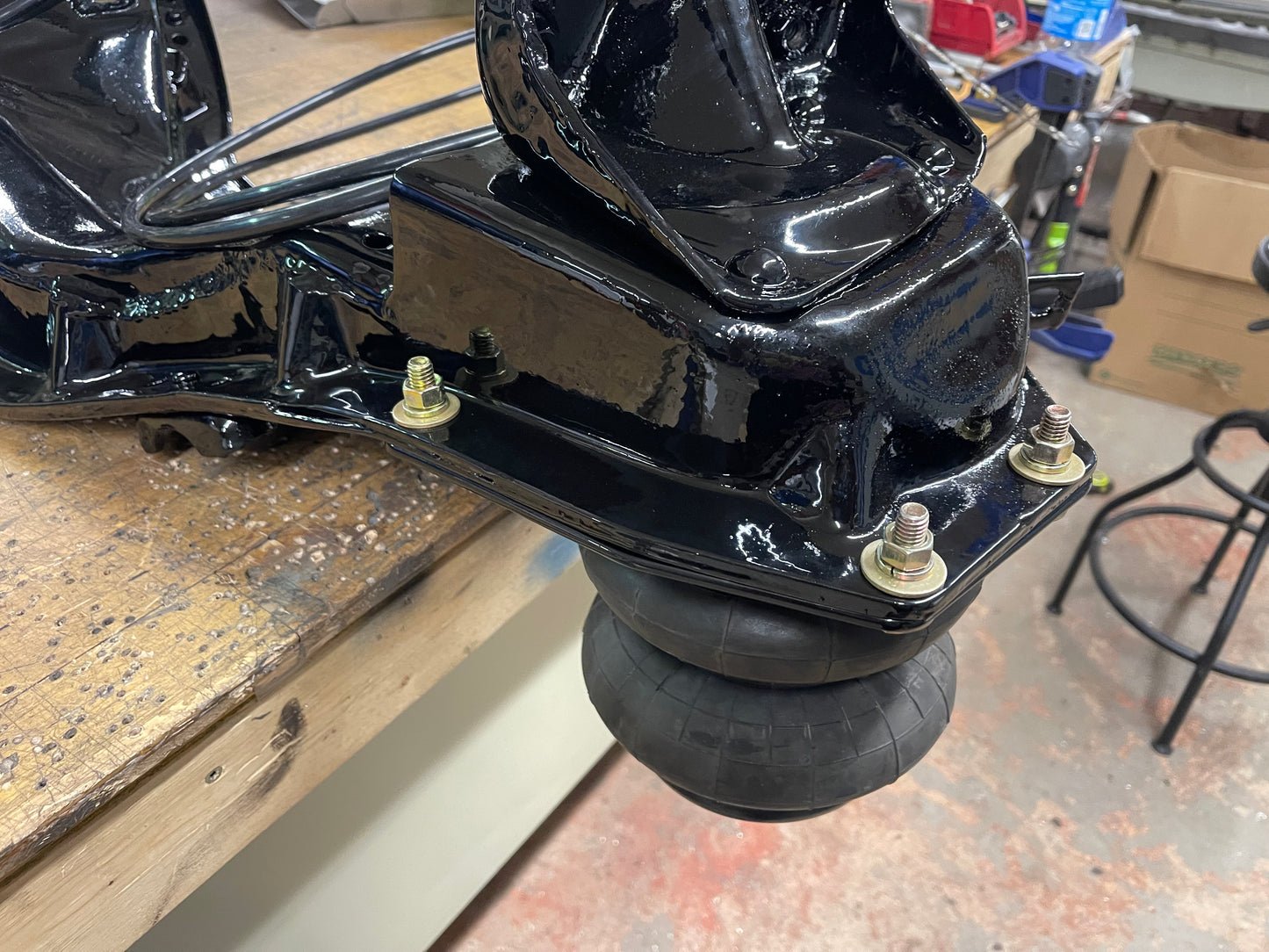 1963-1987 Chevy Truck do it yourself front air bag fab kit