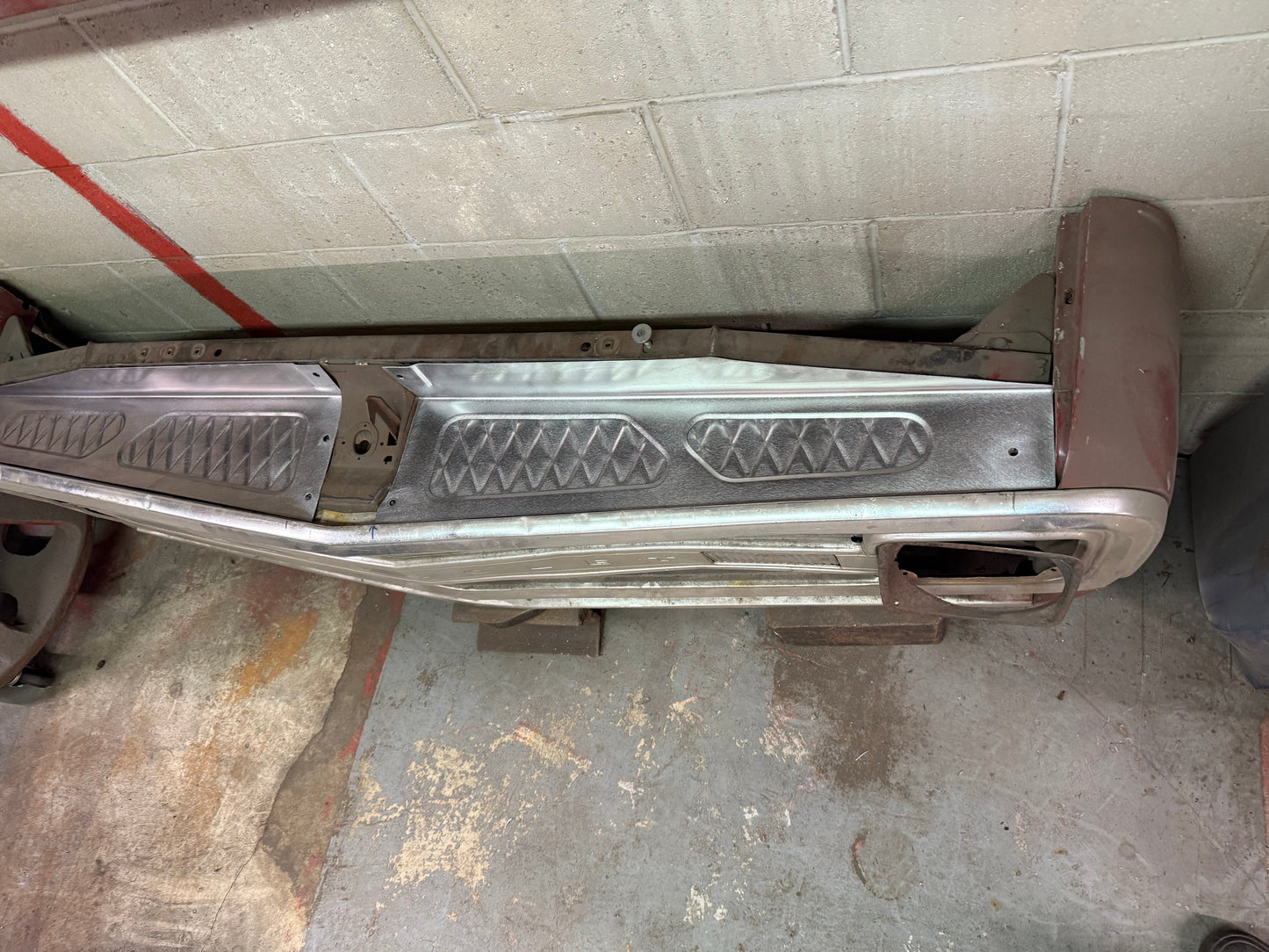 1969-1972 Chevy truck pleated core support filler panels