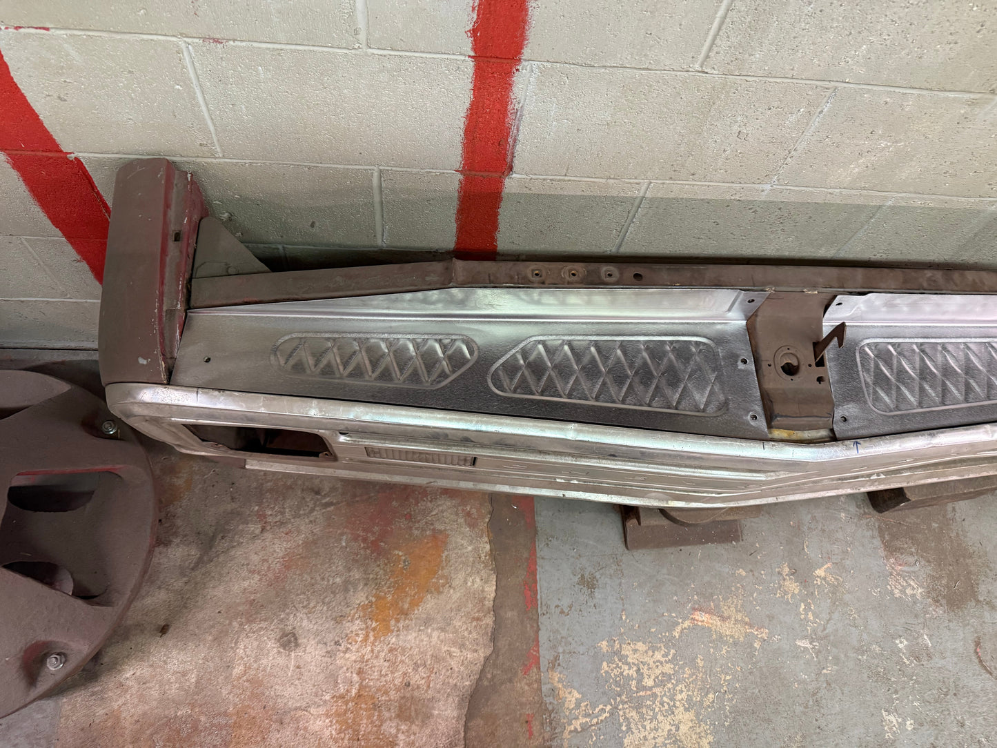 1969-1972 Chevy truck pleated core support filler panels