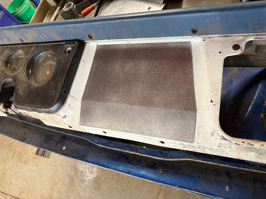 1967-1972 chevy truck center full blank dash panel