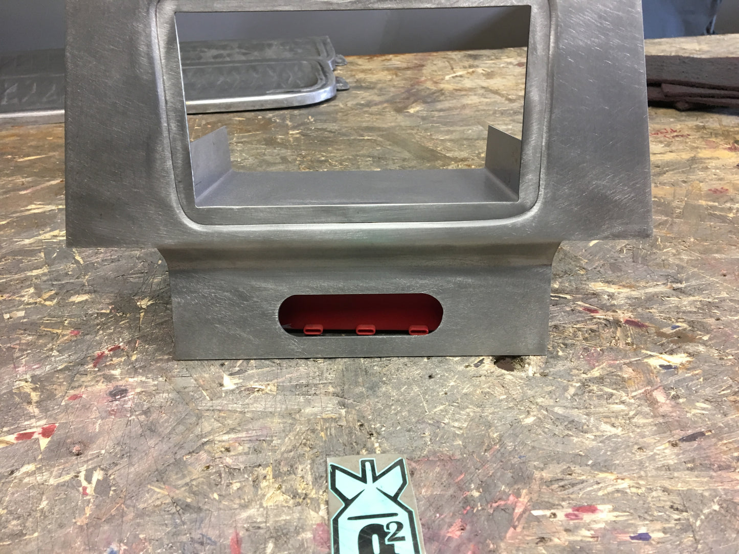 1967-1972 Chevrolet C-10 Double Din radio panel with vintage air control cutout