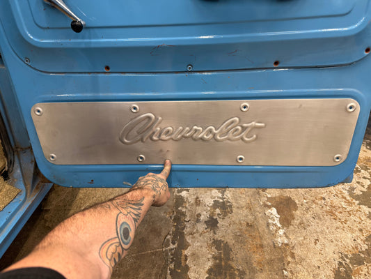 1964-1966 C-10 script lower door panels