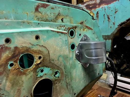 1967-1972 Chevy C-10 firewall wiring block cover