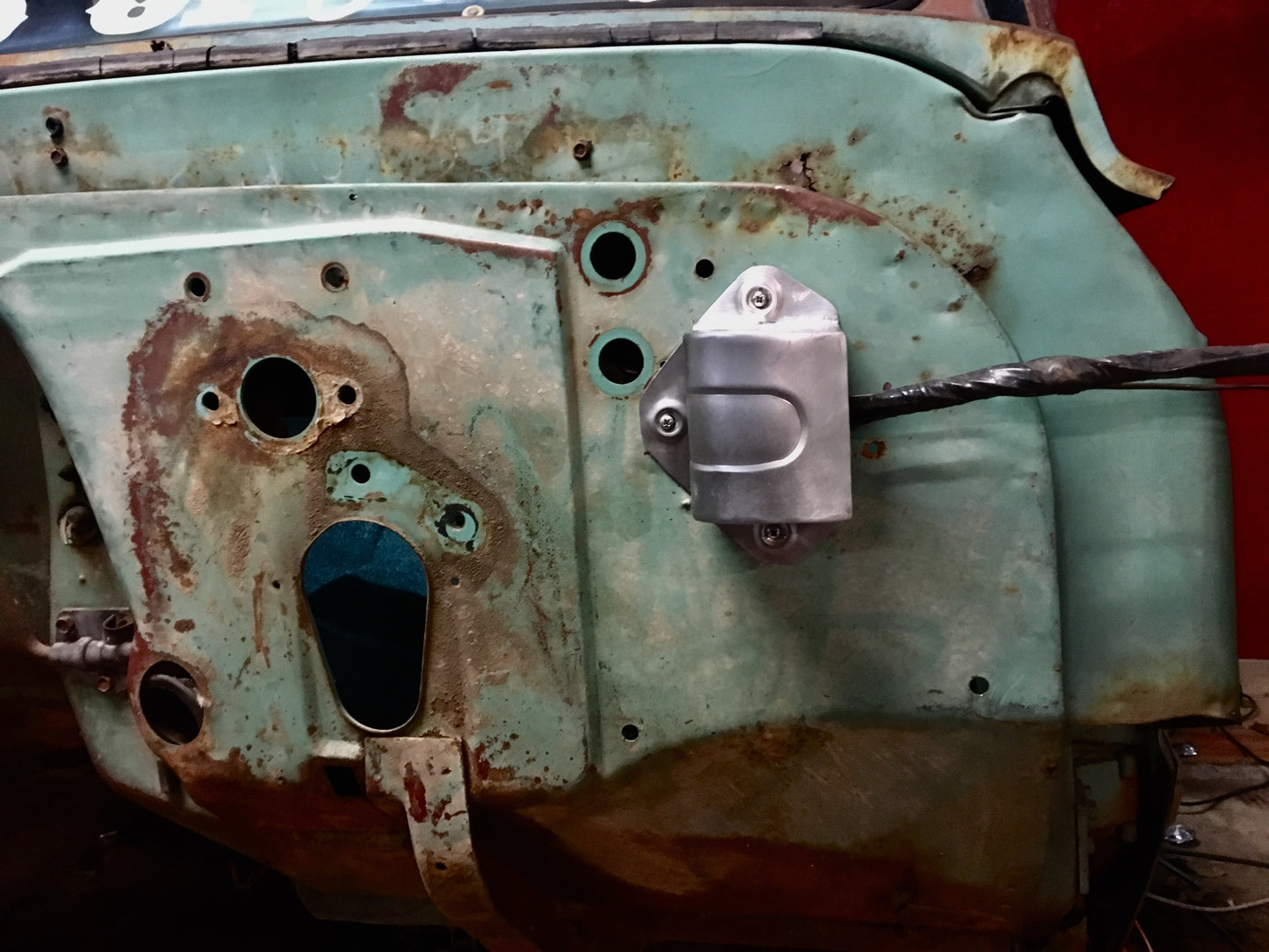 1967-1972 Chevy C-10 firewall wiring block cover