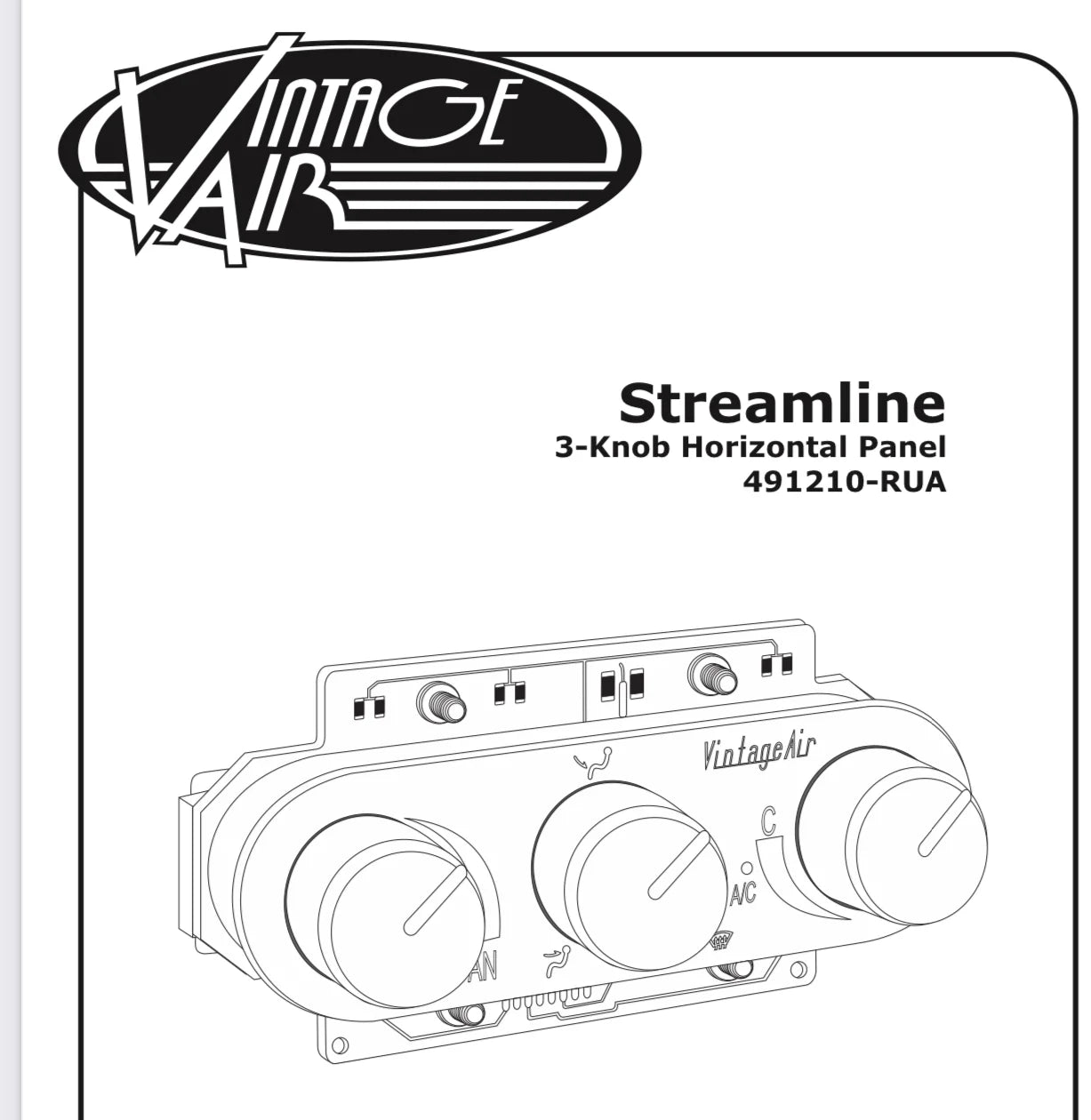 1967-1972 Chevrolet C-10 Double Din radio panel with vintage air control cutout